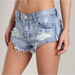 One Teaspoon, Bandits Denim Short, Size 26